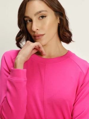 Bluza z długim rękawem intensywny róż Greenpoint