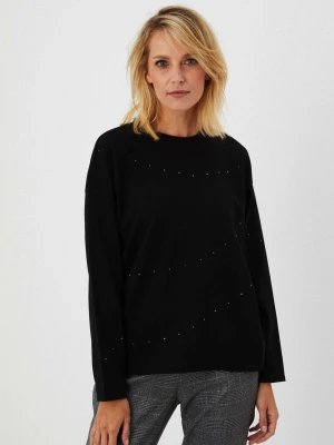 Bluza czarna z dżetami Moodo