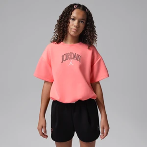 Bluza z dzianiny dla dużych dzieci Jordan Flower of Friendship - Różowy