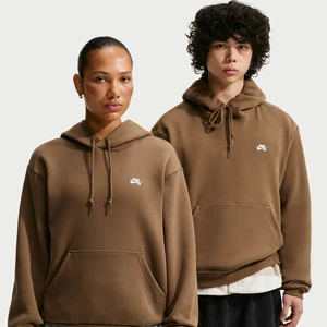 Bluza z dzianiny z kapturem do skateboardingu Nike SB - Brązowy