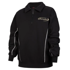 Bluza z dzianiny z zamkiem 1/2 dla dużych dzieci Mountainside Jordan - Czerń