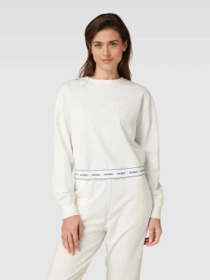 Bluza z elastycznym paskiem z logo model ‘CARRIE’ Guess