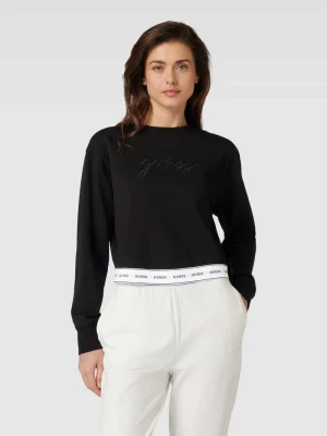 Bluza z elastycznym paskiem z logo model ‘CARRIE’ Guess