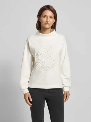 Bluza z fakturowanym wzorem monari