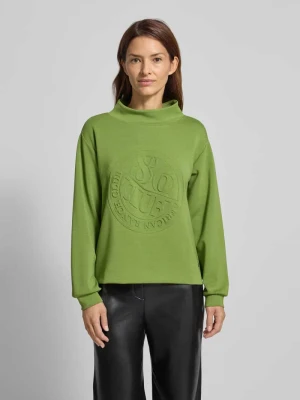 Bluza z fakturowanym wzorem monari