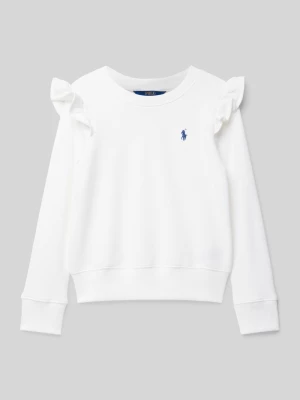 Bluza z falbanami Polo Ralph Lauren Teens