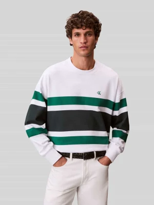 Bluza z frotté o kroju relaxed fit Calvin Klein Jeans