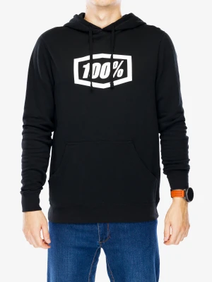 Bluza z kapturem 100% Icon Hoodie - black