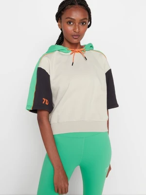 Bluza z kapturem 7 Days Active beżowy