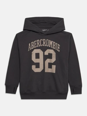 Bluza z kapturem Abercrombie & Fitch czarny