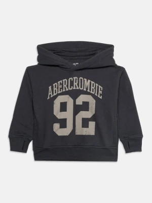 Bluza z kapturem Abercrombie & Fitch czarny