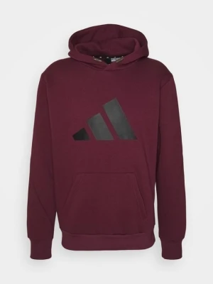 Bluza z kapturem Adidas bordowy