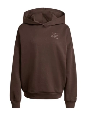 Bluza z kapturem Adidas brązowy