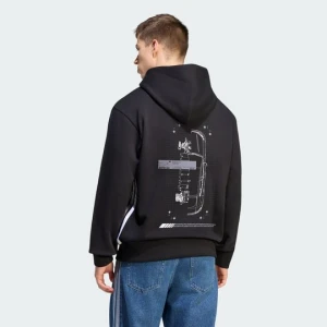 BLUZA Z KAPTUREM Adidas czarny