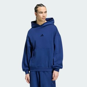 BLUZA Z KAPTUREM I MAŁYM LOGO ADIDAS KIT Dark Blue