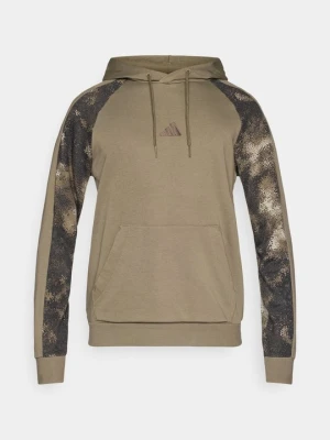 Bluza z kapturem Adidas oliwkowy