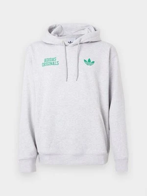 Bluza z kapturem adidas Originals jasnoszary