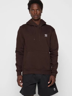 Bluza z kapturem adidas Originals brązowy
