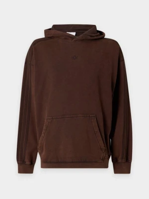 Bluza z kapturem adidas Originals brązowy