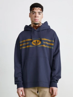 Bluza z kapturem adidas Originals granatowy
