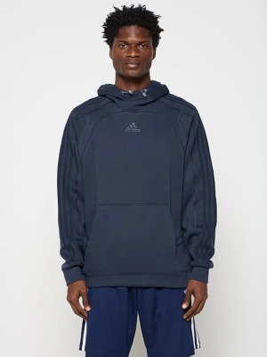 Bluza z kapturem adidas Originals niebieski