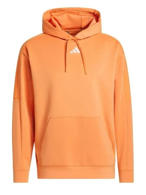 Bluza z kapturem Adidas pomarańczowy