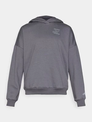 Bluza z kapturem Adidas szary