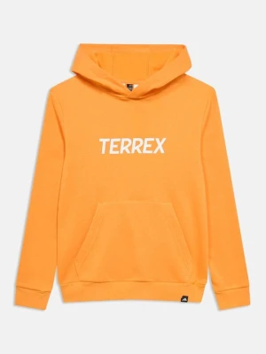 Bluza z kapturem Adidas Terrex pomarańczowy
