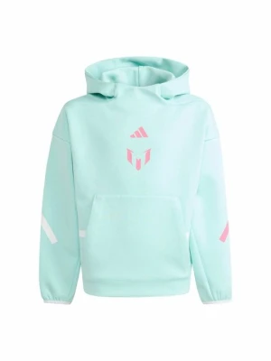 Bluza z kapturem Adidas turkusowy
