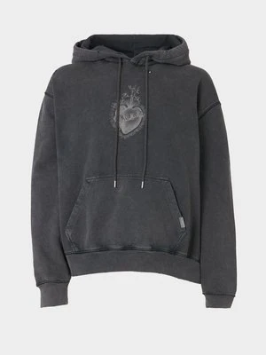 Bluza z kapturem AllSaints czarny