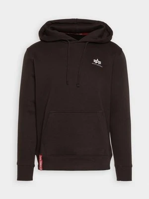 Bluza z kapturem Alpha Industries ciemnobrązowy