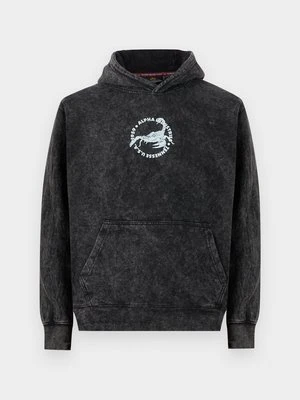 Bluza z kapturem Alpha Industries czarny