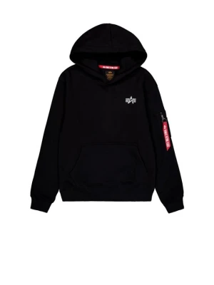 Bluza z kapturem Alpha Industries czarny