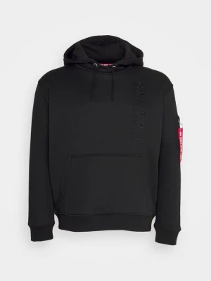 Bluza z kapturem Alpha Industries czarny