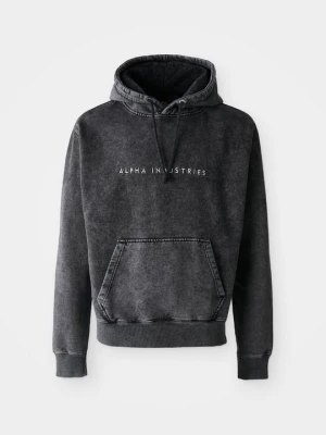 Bluza z kapturem Alpha Industries czarny