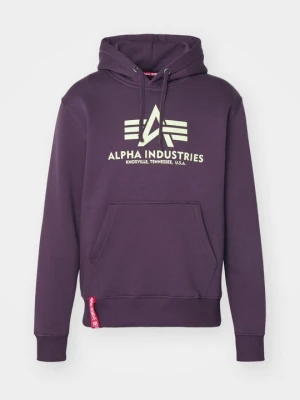 Bluza z kapturem Alpha Industries fioletowy