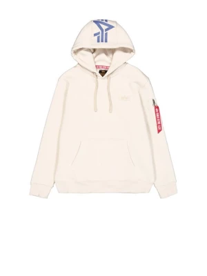 Bluza z kapturem Alpha Industries mleczny