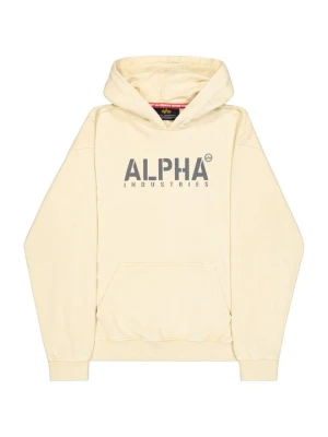 Bluza z kapturem Alpha Industries mleczny