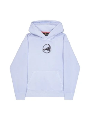 Bluza z kapturem Alpha Industries niebieski