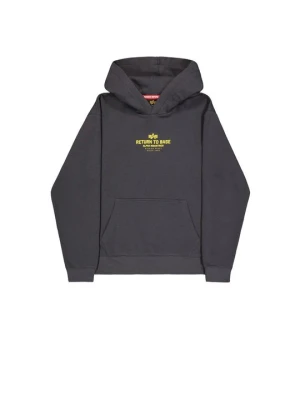 Bluza z kapturem Alpha Industries szary