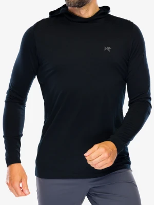 Bluza z kapturem Arcteryx Ionia Merino Wool Hoody - black