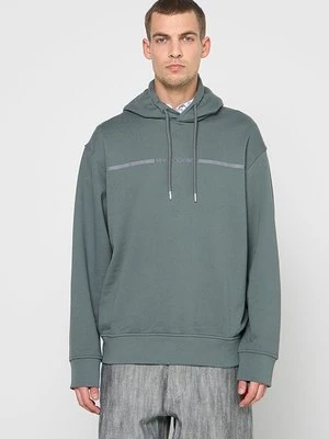 Bluza z kapturem Armani Exchange zielony