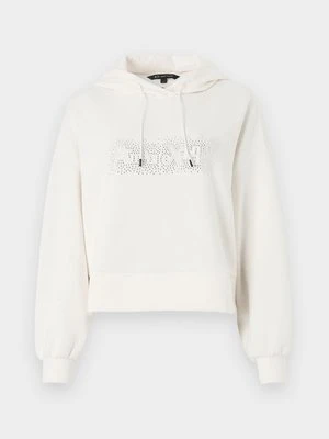 Bluza z kapturem Armani Exchange beżowy