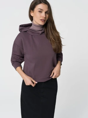 Bluza z kapturem B-PERSIA Volcano Śliwkowy