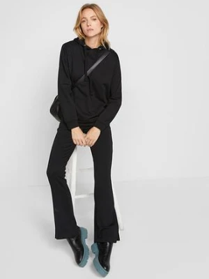 Bluza z kapturem, z miękkiego materiału frotte bonprix