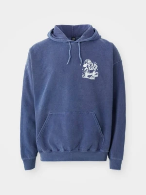 Bluza z kapturem BDG Urban Outfitters niebieski