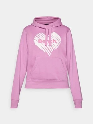 Bluza z kapturem Bench fioletowy