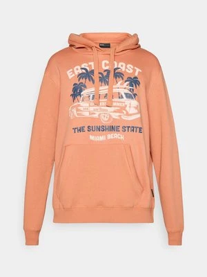 Bluza z kapturem Bench morelowy