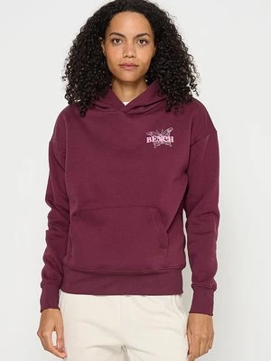 Bluza z kapturem Bench bordowy