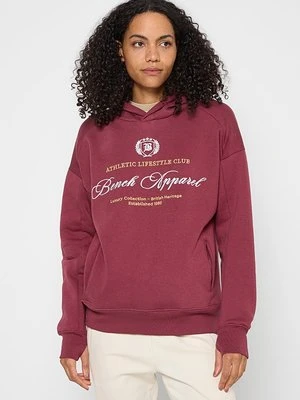 Bluza z kapturem Bench bordowy